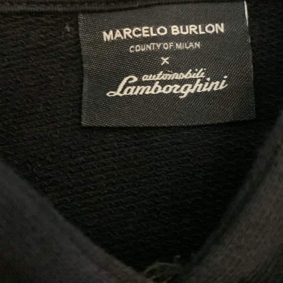 Marcelo Burlon Lamborghini Cotton Hoodie sz XL - Picture 4 of 7